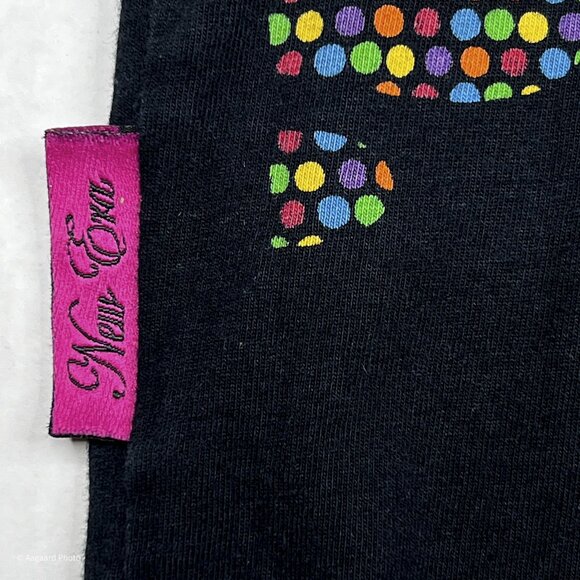 Vintage New Era Rainbow Dots Handcrafted for Your Style Graphic Print Tee Sz 3XL - Picture 5 of 7